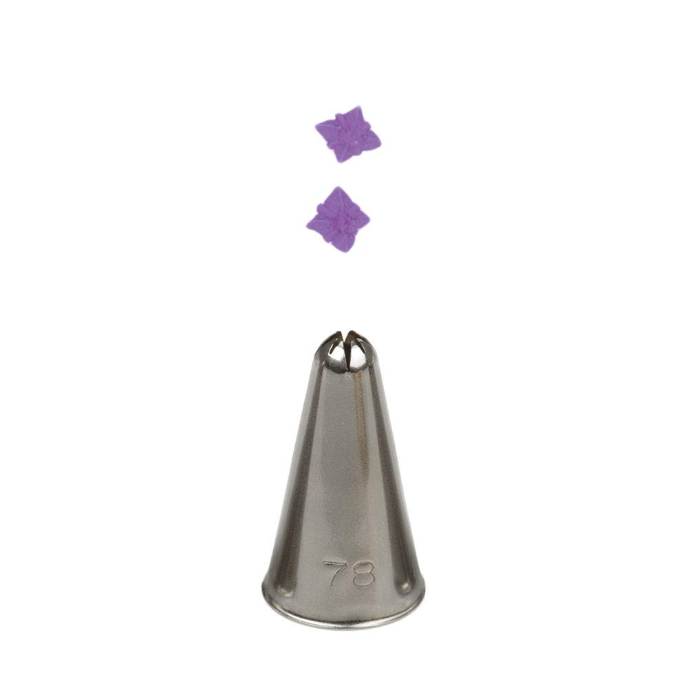 DECORA Blister Nozzle 78, Stainless Steel, Silver, 12 x 7 x 3 cm
