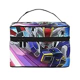 機動戦士ガンダム 化粧ポーチ メイクボックス 化粧品収納 洗面用具ポーチ コスメポーチ 大容量 旅行用 自宅用 収納ケース トラベルバッグ 便利 人気 出張 プレゼント かわいい 萌えグッズ キャラクター かわいい アニメ グッズ 男女兼用