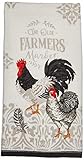 Kay Dee Designs Farmer's Market Rooster Terry Kitchen Towel, 16' x 26', Various