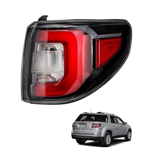 VeloCore LED Tail Light Assembly Passenger Side Compatible with GMC Acadia 2013-2016 & 2017 Acadia Limited - Outer Rear Lamp Replaces 84051376-PFM 23236015 13729708