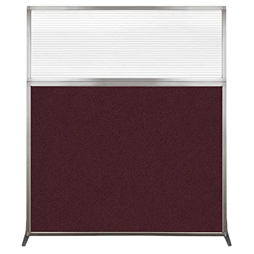 Versare Hush Screen Portable Divider 5 Wide x 6 Tall Cloud Gray