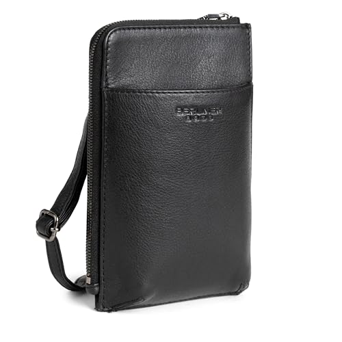 BERLINER BAGS Genuine Leather Cell Phone Purse Kim, Small Crossbody Bags for Women, Phone Wallet