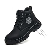 MOFEELE Tenis de Seguridad Industrial con Casquillo, Botas de Seguridad para Hombres o Mujer, Zapatos de Trabajo...