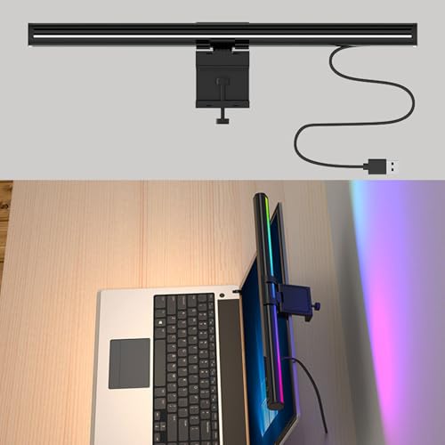 Lampe USB à clipser pour lecture et travail avec luminosité variable