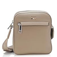 BOSS, Ray Friendly Leather Reporter Bag, Garden Moss Green, One Size