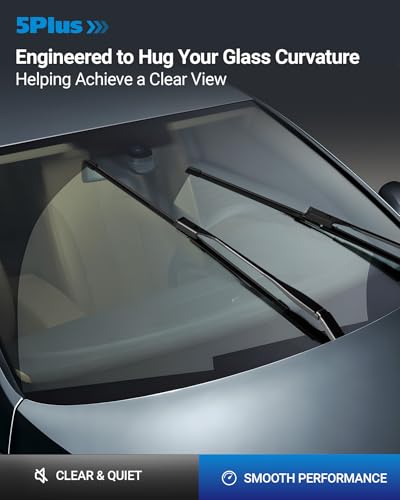 Image of 22 inch+21 inch Windshield Wiper Blades Replacement for Ford Maverick 2022 2023 2024 Original Factory Quality Fit for Top Lock Front Wipers Arm(Pack of 2)