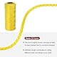 QUARKZMAN 4 Stück Gedrehte Nylon-Maurerschnur 1,5 mm x 500 ft Geflochtene Schnur für Angeln, Gartenarbeit und Basteln
