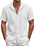 COOFANDY Mens Summer Shirt Button Up...