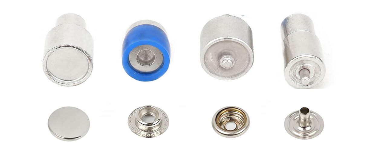 Photo 1 of 12.5 mm (line 20) Utility Snap Fastener Die Kit for Hand Press Machine