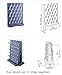 YTFLOT Drying Rack 27 Pegs Lab Supply Pegboard Bench-top/Wall-Mount Laboratory Glassware 27 Detachable PegsLab Drying Draining Rack Cleaning Equipment Grey