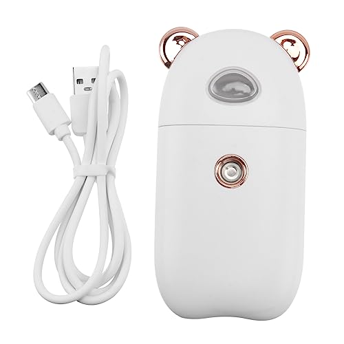 VICASKY Nano Mist Facial Sprayer Portable Face Beauty Humidifier for Dry Oily Skin Handheld Toner Spray Spray Fan