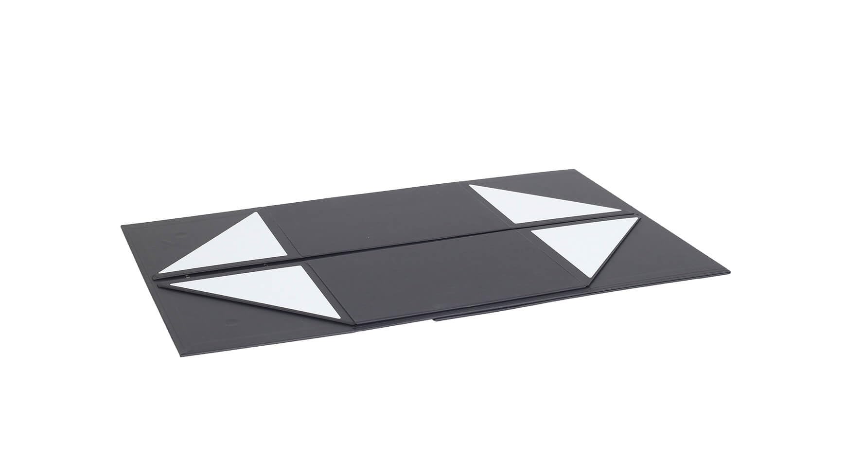 10x Magnetbox Geschenkbox Geschenkkarton "Oxford" 230 x 170 x 70 mm Magnetverschluss 120g/qm Schwarz hochwertige Geschenk-Verpackung