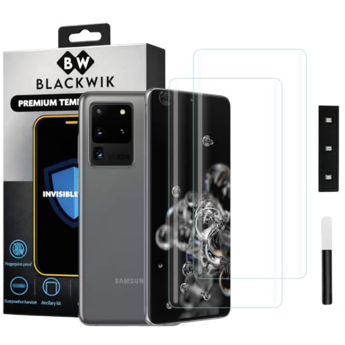 Image of Blackwik UV Curved Tempered Glass for Samsung S20 Ultra | 2-Pack