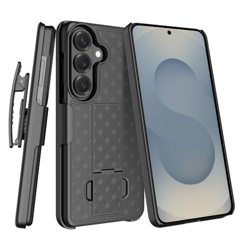 Coque Samsung S24 Ultra noir silicone rigide antichoc avec béquille clip de protection arrière