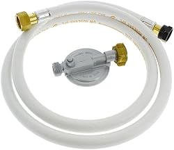Butane Gas Hose with Regulator 1.50 m for 10 Years for Ba…