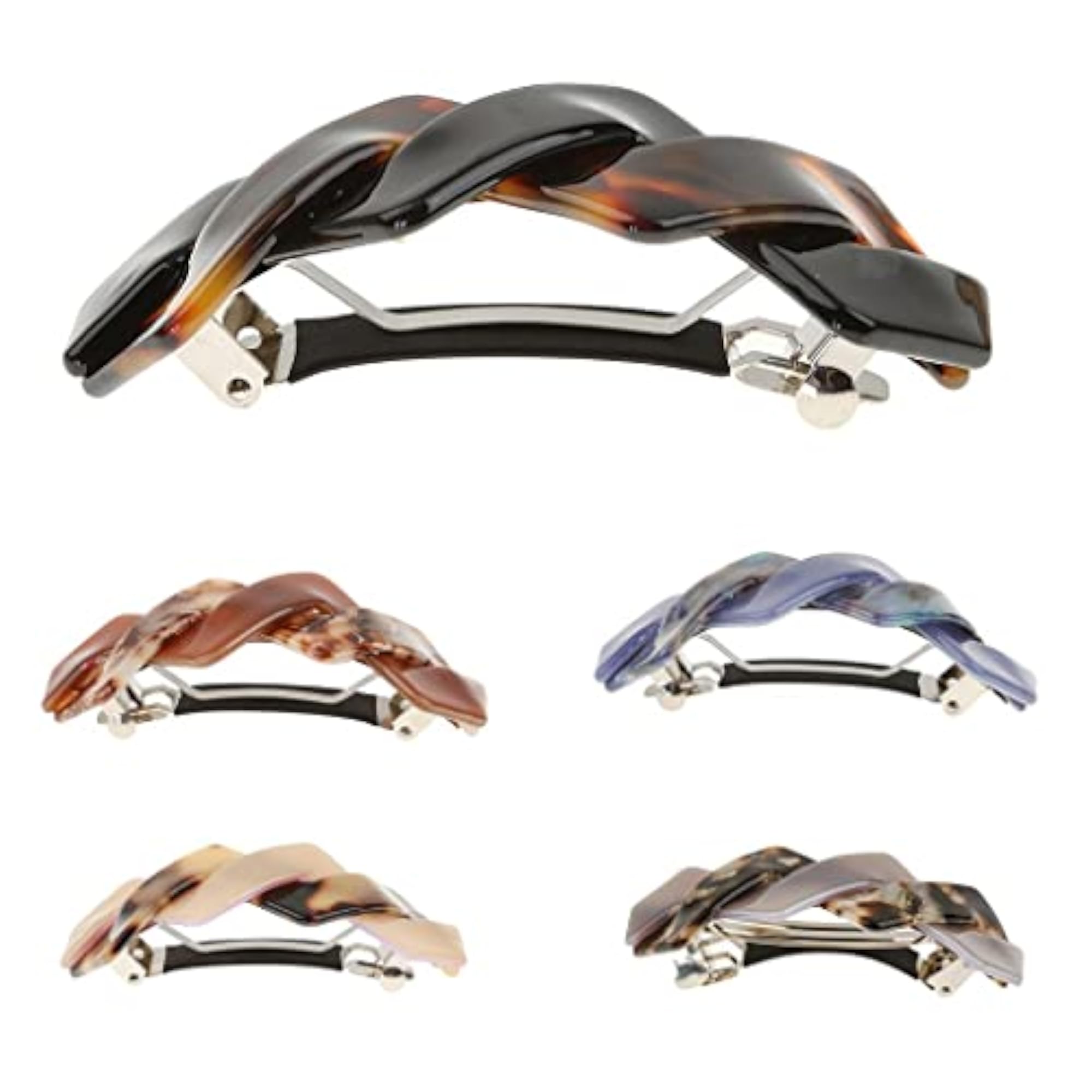 Geometric Shape Sprung Hair Clip Barrette Accessories