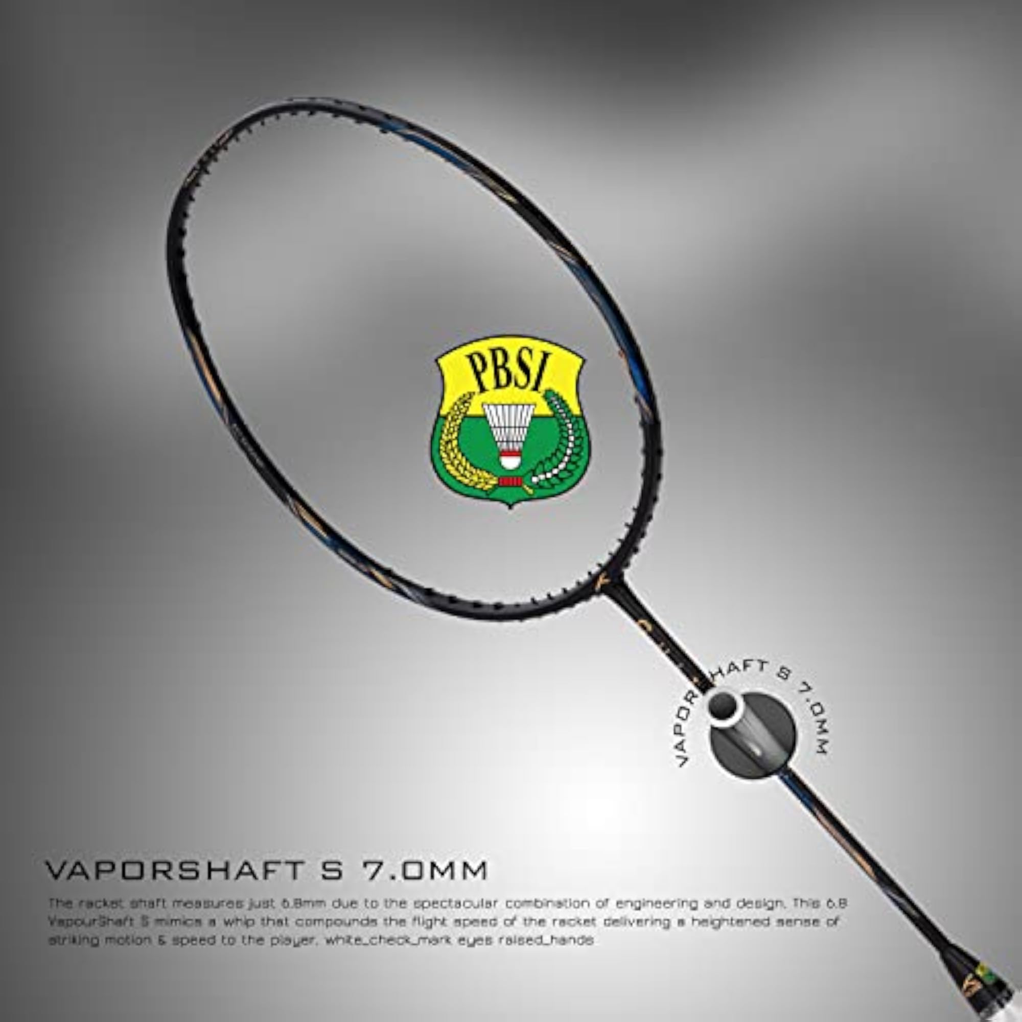 Cult 82 Feather Lite Full Graphite Strung Badminton Racket