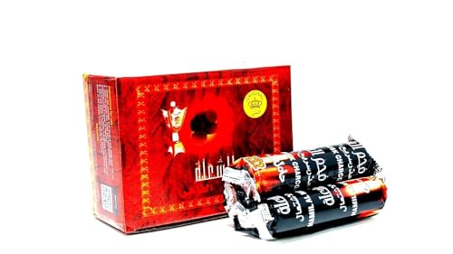 Image of Coal for Dhoop Burning & Bakhoor - Odourless Charcoal for Dhoop Lasts for More Than 45 Minutes - Charcoal Discs of 33 mm Size - (Pack of 10 Roll (100 DISC))