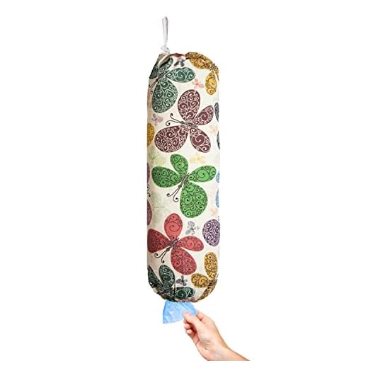 TOGETRUE Plastic Bag Holder, Wall Mount Grocery Bag Organizer Dispenser, Heavy Duty Storage Holder for Home Kitchen Camper