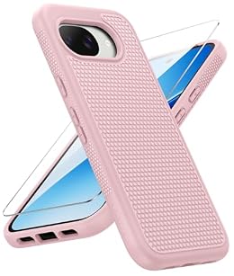 FNTCASE for Google Pixel 10A Case: Soft TPU Non Slip Shockproof Cover Pink