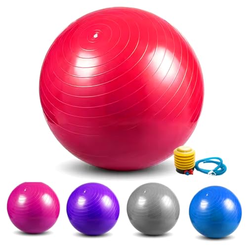 Loja Produto Bola de Pilates 18 Bola Pilates Yoga Abdominal Ginastica Fitness 55 cm + Bomba