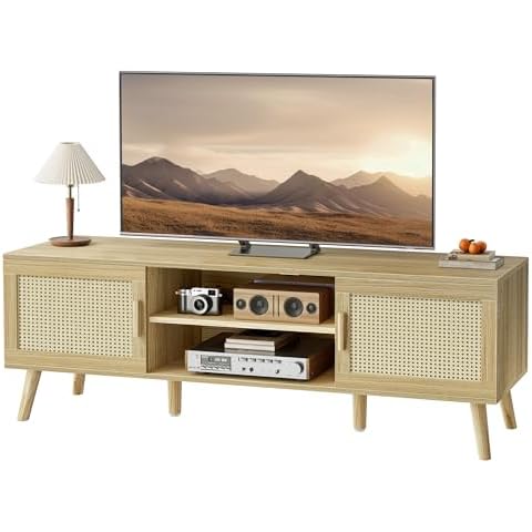 SUPERJARE Boho TV Stand Cover