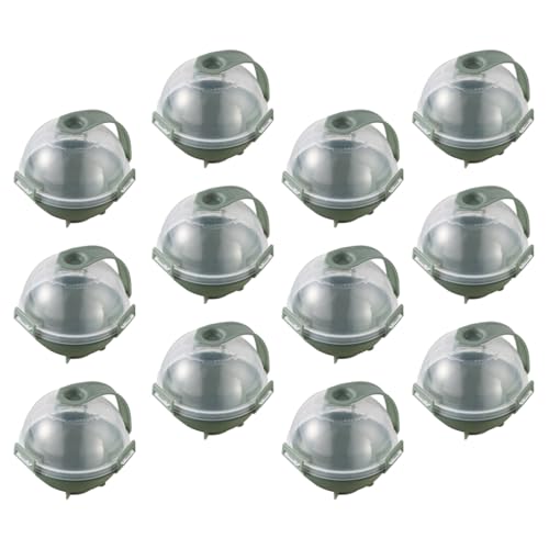 Molde para bolas de hielo redondas 12 piezas verde miniatura 1