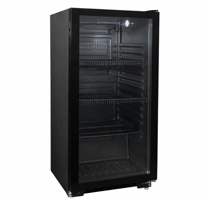 Générique Armoire à Boissons Réfrigérée 110 Litres - Noire