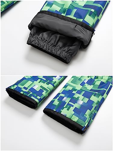 Image of CREATMO US Boy's Snow Bibs Kids Ski Pants Waterproof Insulated Winter Overalls