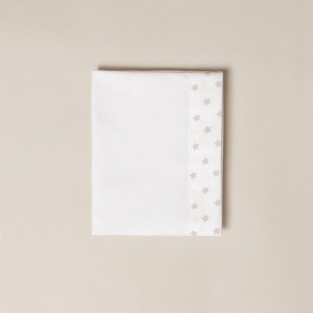Interbaby Set di lenzuola da miniculla TIPI OSO in bianco e grigio - 450 g