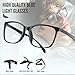 logclub Blue Light Glasses For Men & Women - Anti Glare Computer Blue Light Blocking Glasses with UV Protection for Gaming(Black)