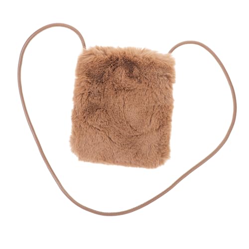 Pochette pour téléphone portable en peluche idéale pour vos sorties citadines stylées
