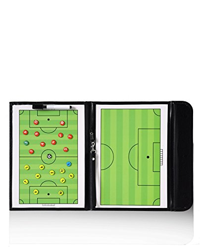Football Tableau Tactique Board Tactique De Football, Dossier Tactique De Coaching Pliable, Planche D'entraîneurs Portable Magnétique En Cuir, Plateau Magnétique Avec Stylo À Stylo