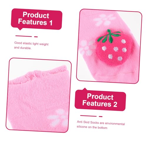 LIFKOME Cotton Non Slip Floor Socks for Boys Warm Autumn Winter Skid Socks with Silicone Grip for Months Soft Breathable for Indoor Outdoor Use4