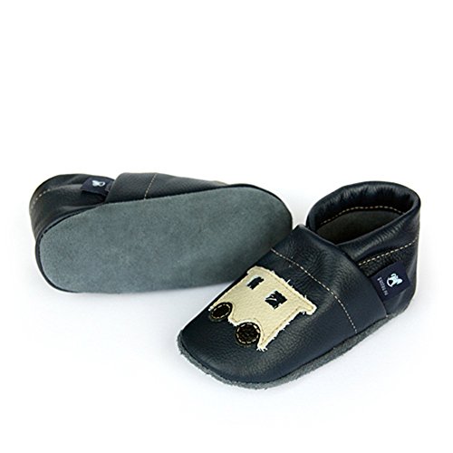 Pantau IT'S A SMALL WORLD Kruipschoenen met locomotief leer. - Image 3