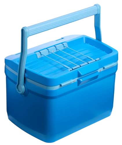 Image of Stanley Adventure Outdoor Cooler 16 qt | Heavy Duty Outdoor Camping Cooler with Easy Carry Handle | BPA-Free | Azure
