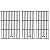 Hongso 17" Grill Grates Replacement Parts for Charbroil Performance 4 Burner 463365021, 463366022, 463351021, 463365522, 463350521 Models, Original P/N G426-0005-W1 G426-0004-W1