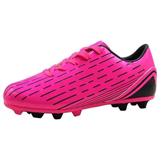 BomKinta Kid's FG Soccer Shoes Arch-Support Athletic Outdoor Soccer Cleats Blue Size 13 M US Little Kid