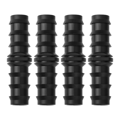 The Lord of the Tools 4 conectores rectos de tubería de polietileno de 20 mm para manguera de aire de 78 mm