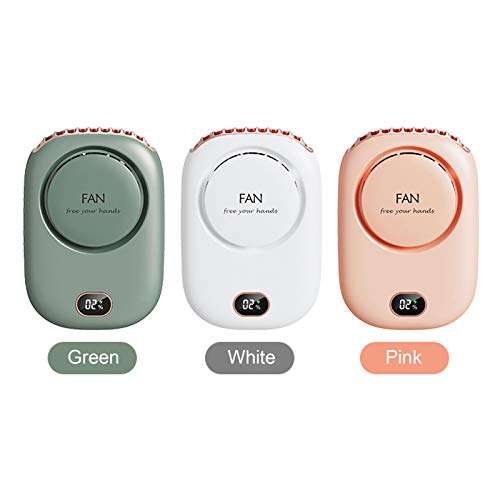 Staright Ventilador de colar Mini Ventiladores vestíveis Ventilador de banda de pescoço USB recarreg