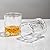 SIYOUKI Crystal Whiskey Glasses Set 11 oz, Old Fashioned Rocks Barware Lowball Glass for Bourbon, Scotch Whisky, Cocktails, Cognac, Liquor Drinking, Men Gift (4 Pack)
