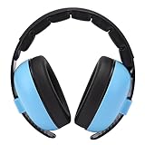 Baby-Ohrschützer, Lärmschutz für Kleinkinder, Weich und Bequem, Ideal für Schlaf und Reisen, Blau