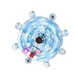 DXEHSEUY Hochet rotatif pour perroquet, perruche, pour aras, inséparables, calopsittes Bleu