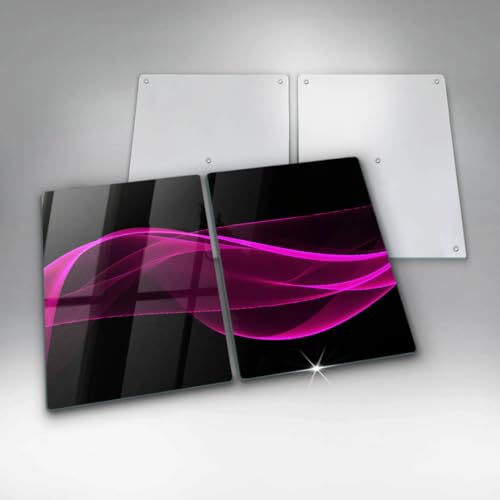 Planche à découper 2x40x52cm multifonctionnelle protège-plaque rose - 6