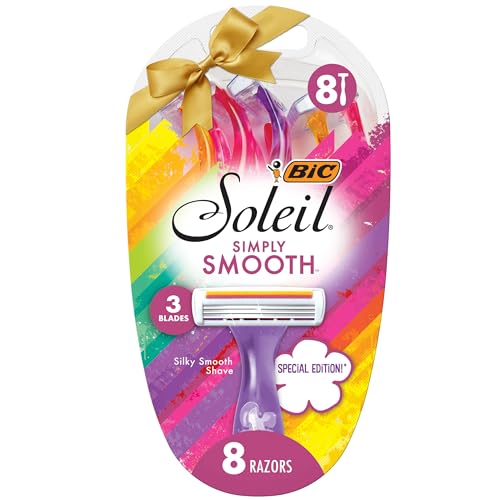 BIC Soleil Simply Smooth Women's Disposable Razors, 3 Blades With ...