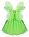 MSemis Costume Disfraz Hada de Bosque Niñas Vestido Princesa Tutú Verde Cosplay...