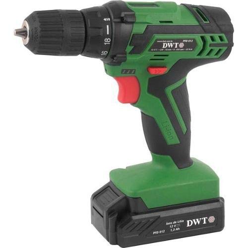 Parafusadeira Furadeira Bateria 12v Pfd012 C/kit 16 unid Dwt
