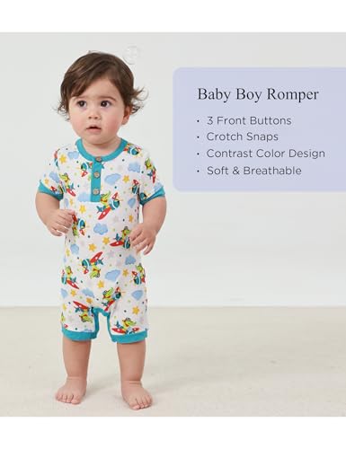 Bamboo Viscose Baby Boy Romper Infant Short Sleeve Summer Baby Jumpsuit2