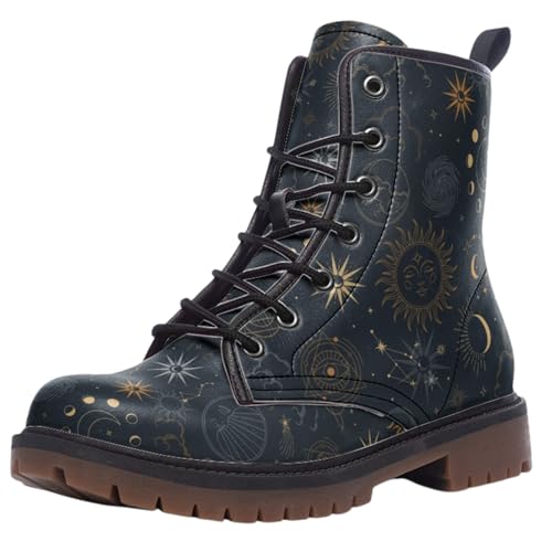 Witchy Vegan Leather Boots, Alternative Accessories, Whimsigoth Aesthetic, PU Leather Ankle Boots, Combat Shoes, Dark Cottagecore, Dark Academia, Fairy Grunge, Lace Up Shoe