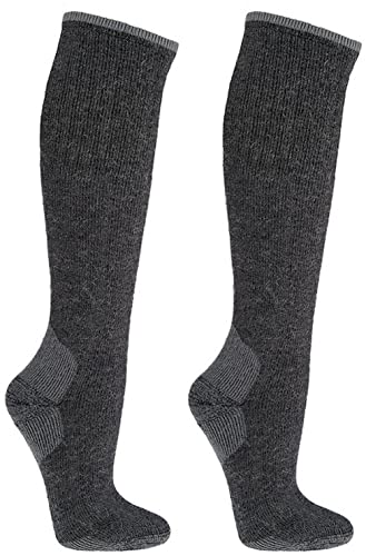 Chaussettes thermiques homme en laine d'alpaga et Cordura anthracite